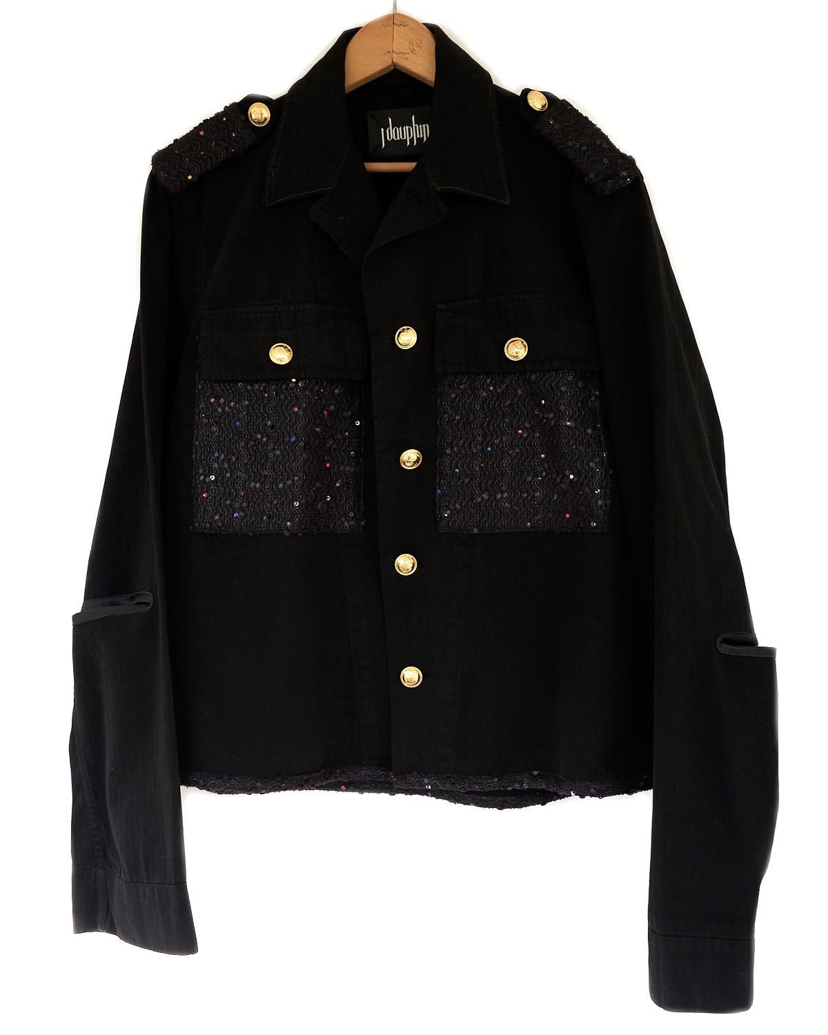 sequin epaulettes