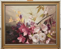 Blumenstrauß – Vintage-Stillleben eines Künstlers des 20. Jahrhunderts
