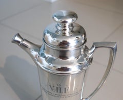 J. E. Caldwell & Co. 1920 Art Deco Cocktail Shaker In Solid .925 Sterling Silver