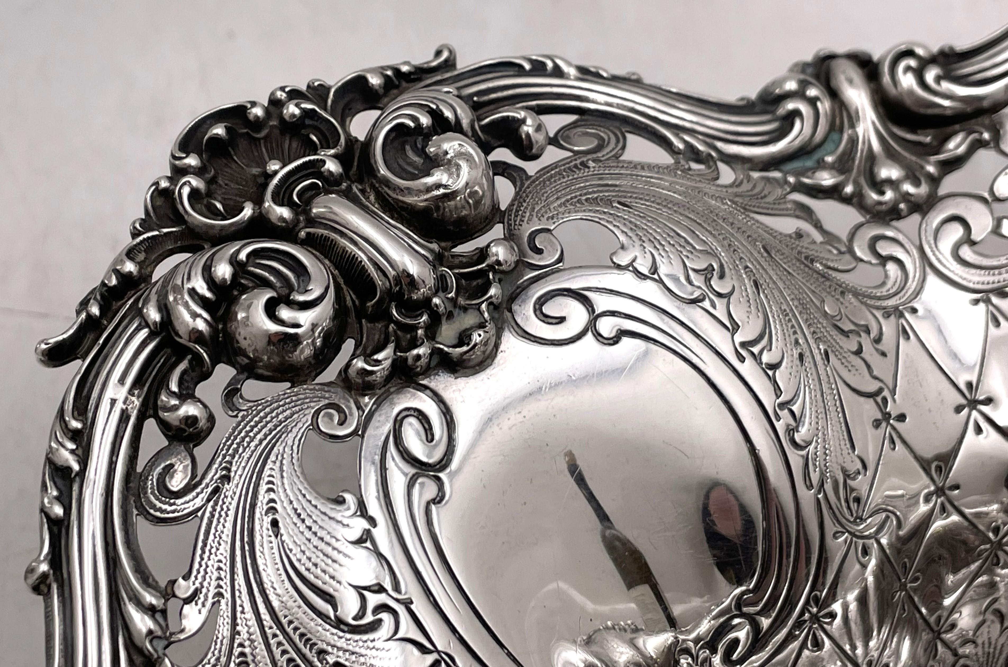 J. E. Caldwell & Co. Sterling Silver Art Nouveau Bowl from Early 20th Century 1