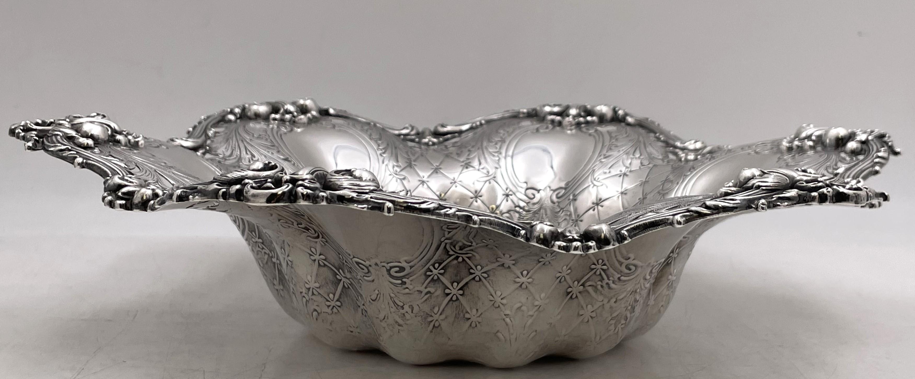 J. E. Caldwell & Co. Sterling Silver Art Nouveau Bowl from Early 20th Century 2