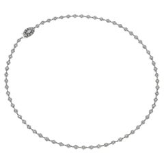 J. E. Caldwell of Philadelphia Art Deco Diamond Platinum Necklace