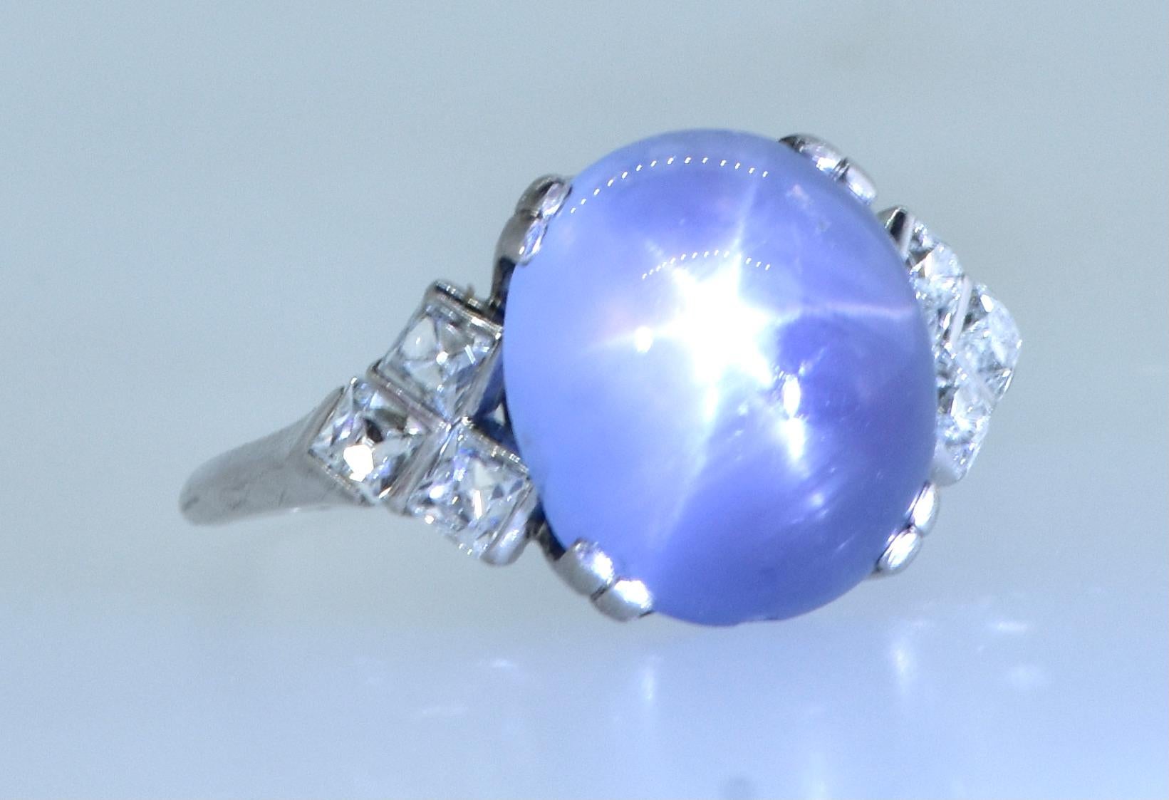 genuine star sapphire ring