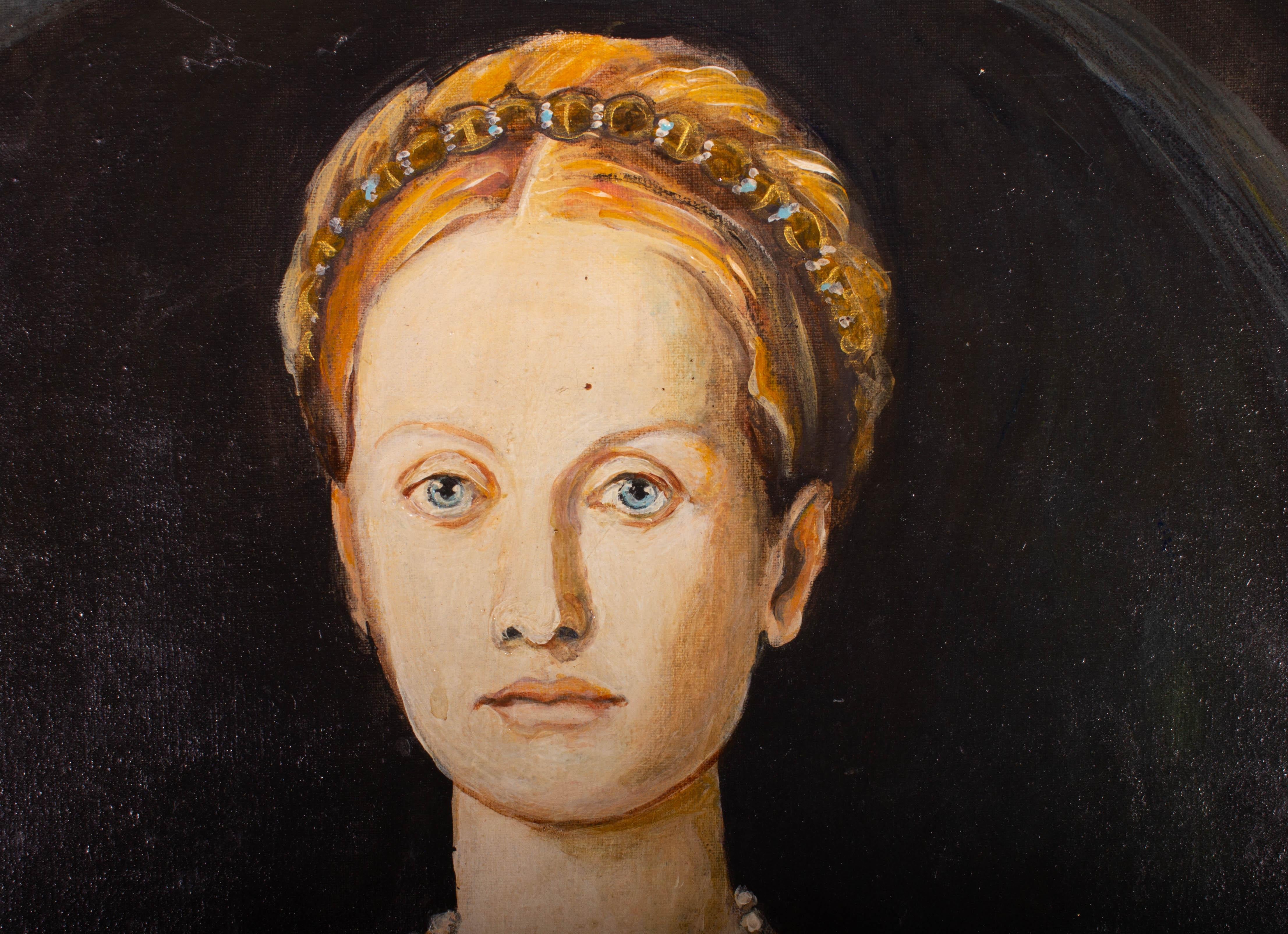 J. E. Stubbs after Bronzino - 1999 Oil, Portrait of Lucrezia Panciatichi 3