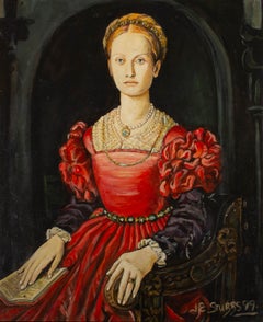 J. E. Stubbs after Bronzino - 1999 Oil, Portrait of Lucrezia Panciatichi