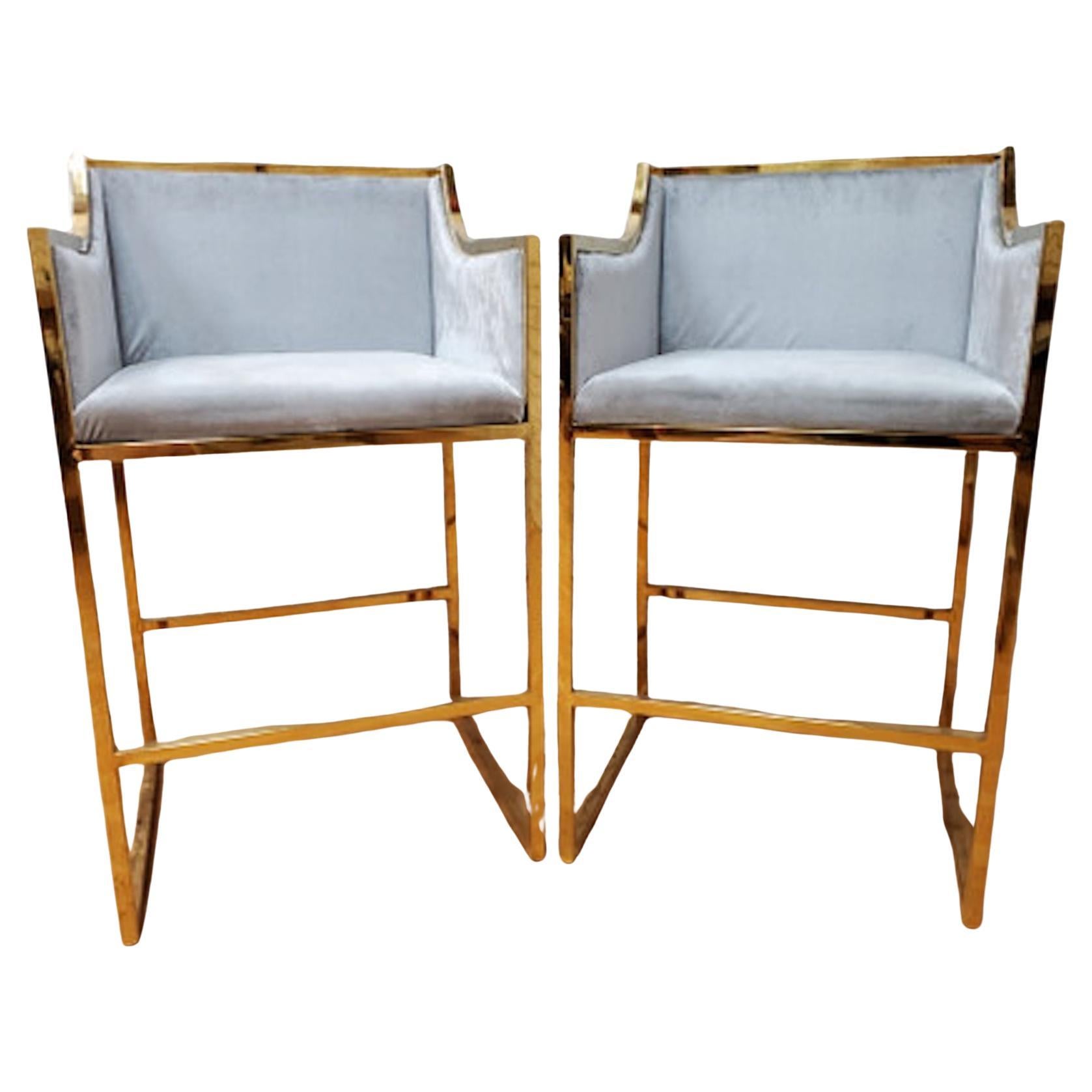J Gold Style Taburetes de Bar - Pareja