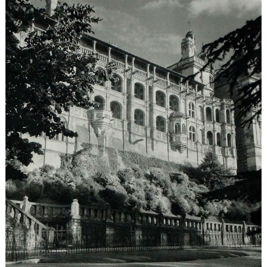 Cartel de viaje original de 1950 de J. F. Doré - Blois - SNCF en venta 2