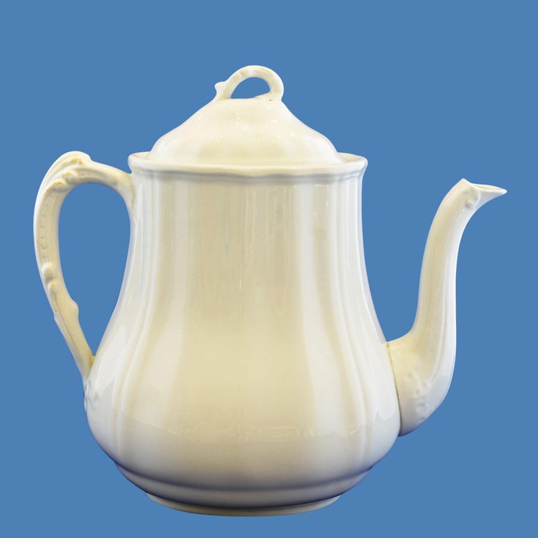 J and G Meakin English Ironstone Coffee Pot Teapot For Sale at 1stDibs