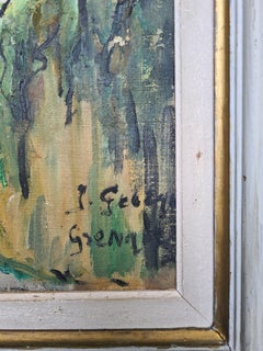 Mid 20th Century Oil on Canvas View of Grenada