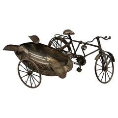 J. Cenicero Sidecar Bicicleta Plata de Ley Gratacos México