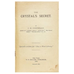 J. H. CONNELLY. Le secret du cristal - 1892 - PREMIER ET SEUL ? EDITION