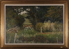 J. H. Rothera - 1972 Oil, Overgrown Gateway