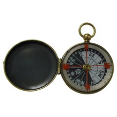 Antique J. H. Steward Pocket Military Compass c.1890