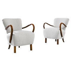 J. Halabala Cocktail Chairs, A Pair