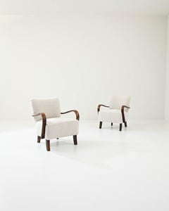J. Halabala H-237 Cocktailstühle, ein Paar
