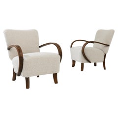 J. Halabala H-237 Cocktail Chairs, a Pair