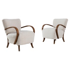 J. Halabala H-237 Cocktail Chairs, a Pair