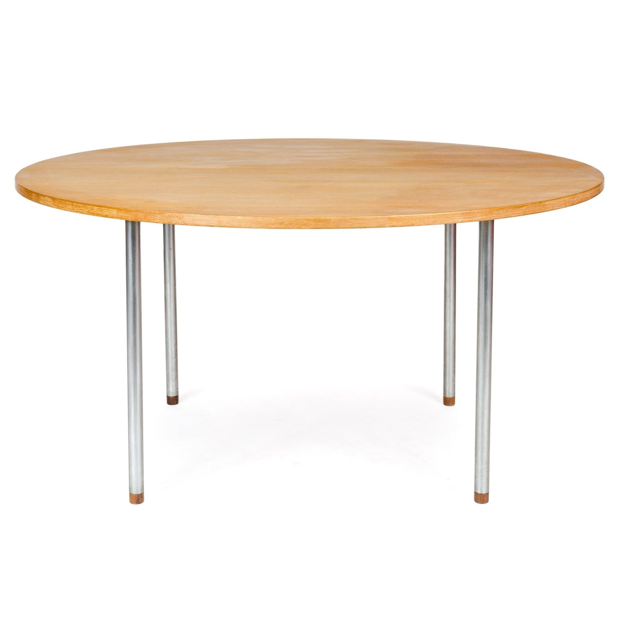 Danish J. Hansen 'Minimal' Dining Table by Hans J. Wegner for Johannes Hansen, c.1965 For Sale