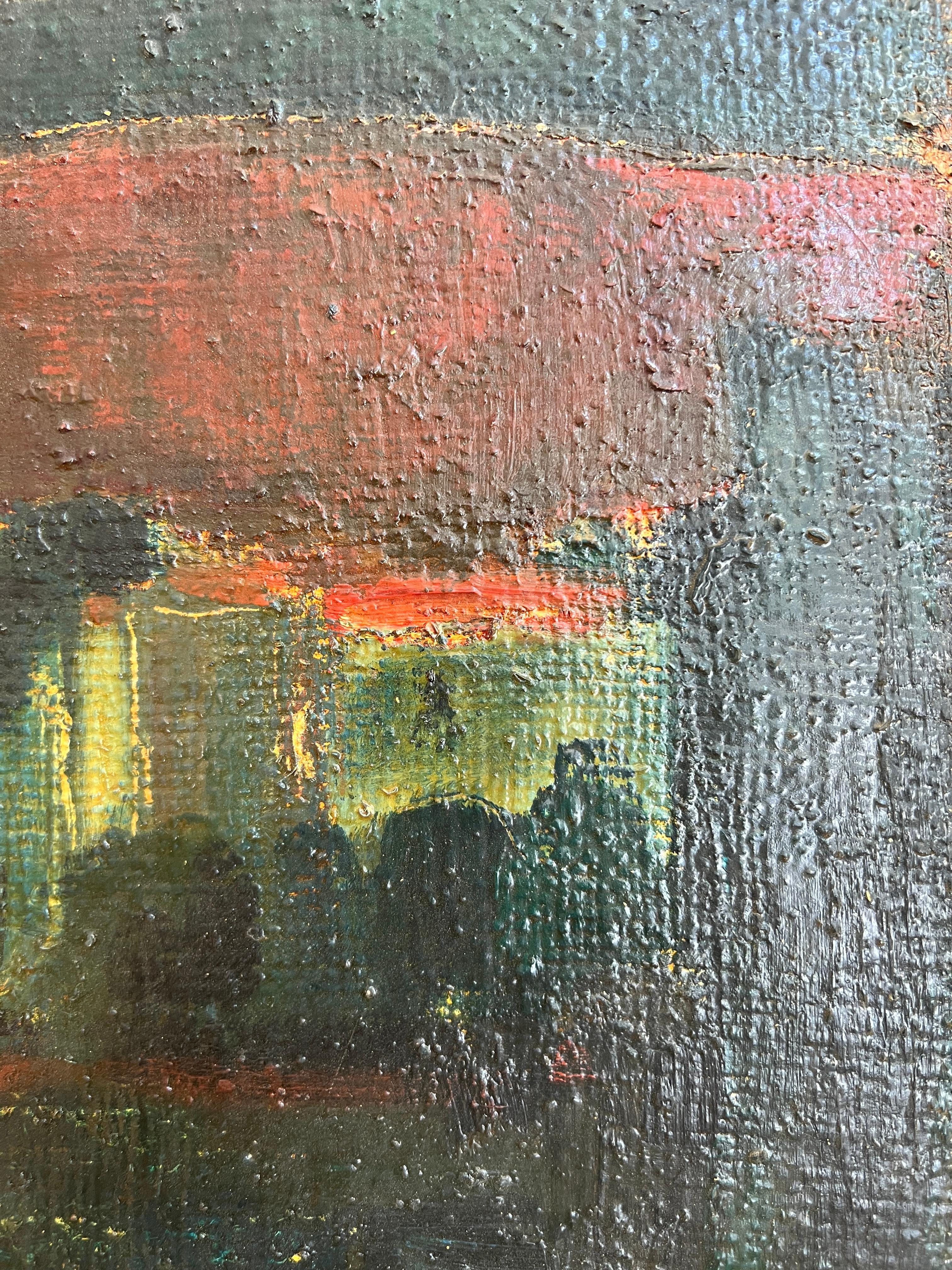 Gemalte Landschaft im Angebot 2