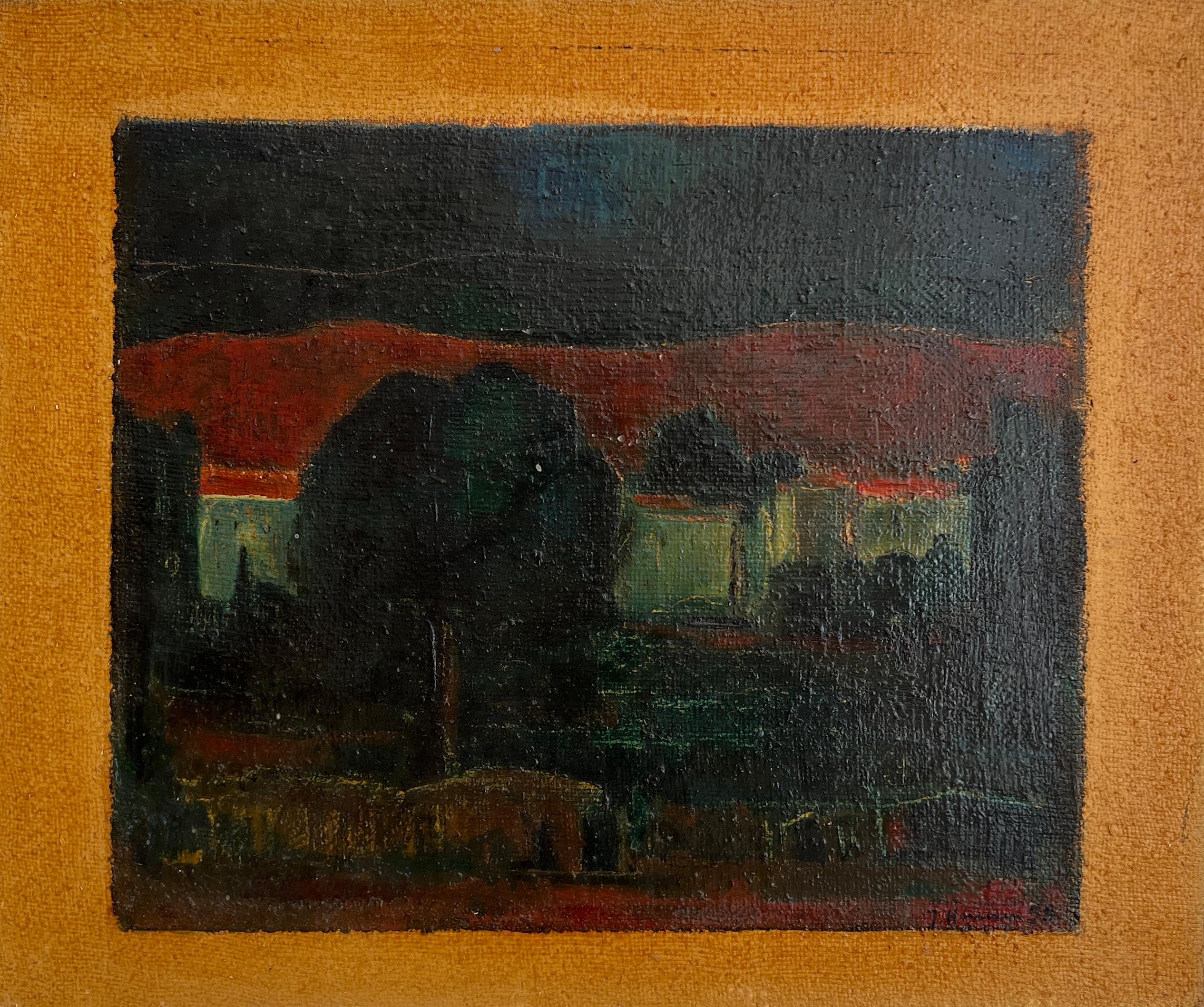 Gemalte Landschaft