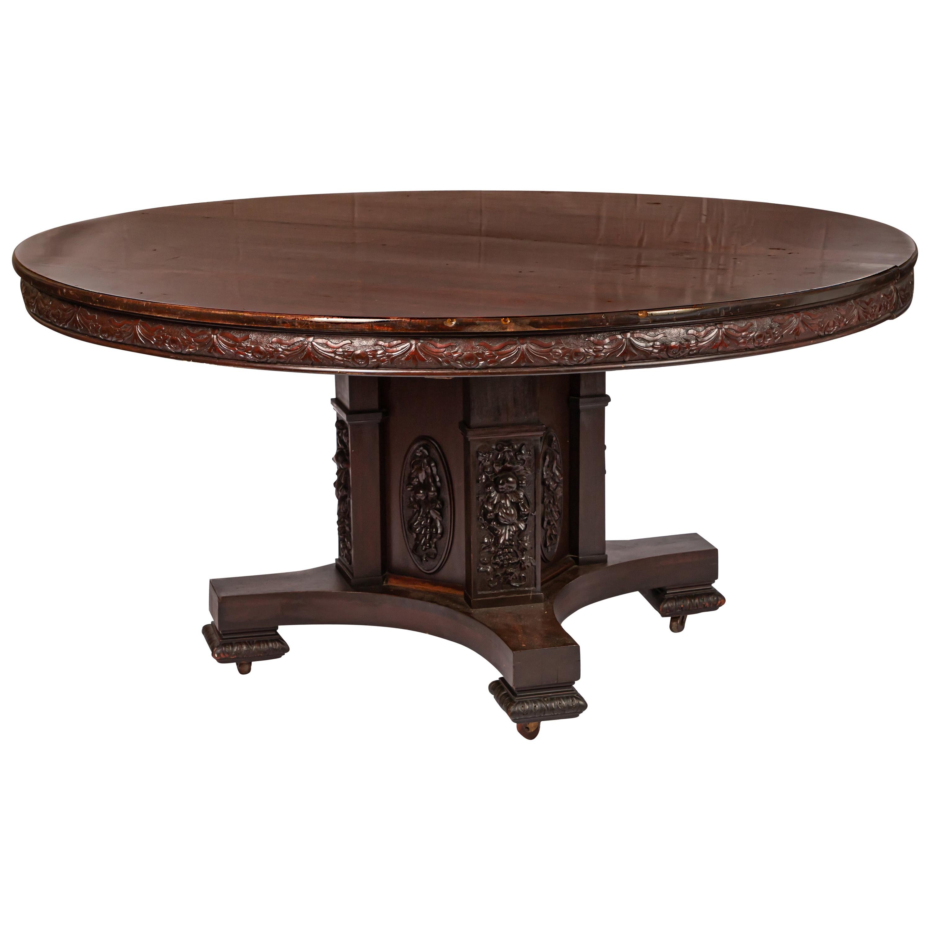 J Horner Round Dining Table For Sale