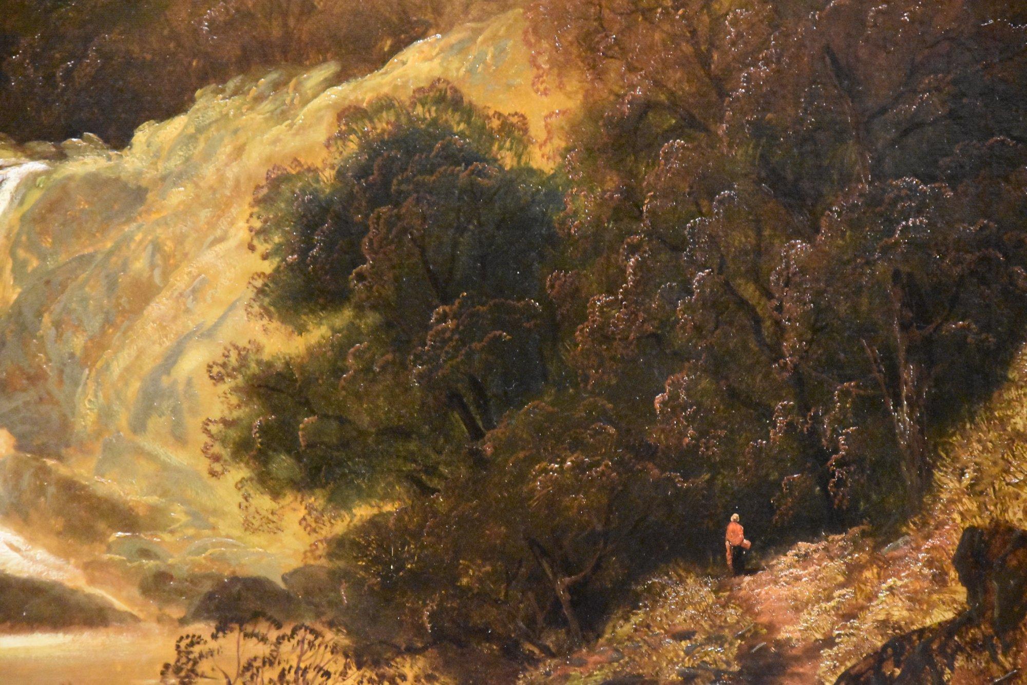 Paire de peintures à l'huile de J Howard « Highland Waterfalls » en vente 2