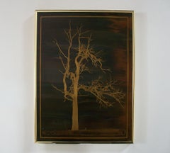 J. ILES - Vintage Limited Edition Mixed Metals Wall Art - Canada - Circa 1986