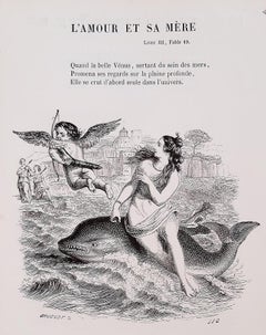 Florian traduit par Grandville - Rare Book Illustrato da J. J. Grandville. Grandville - 1852