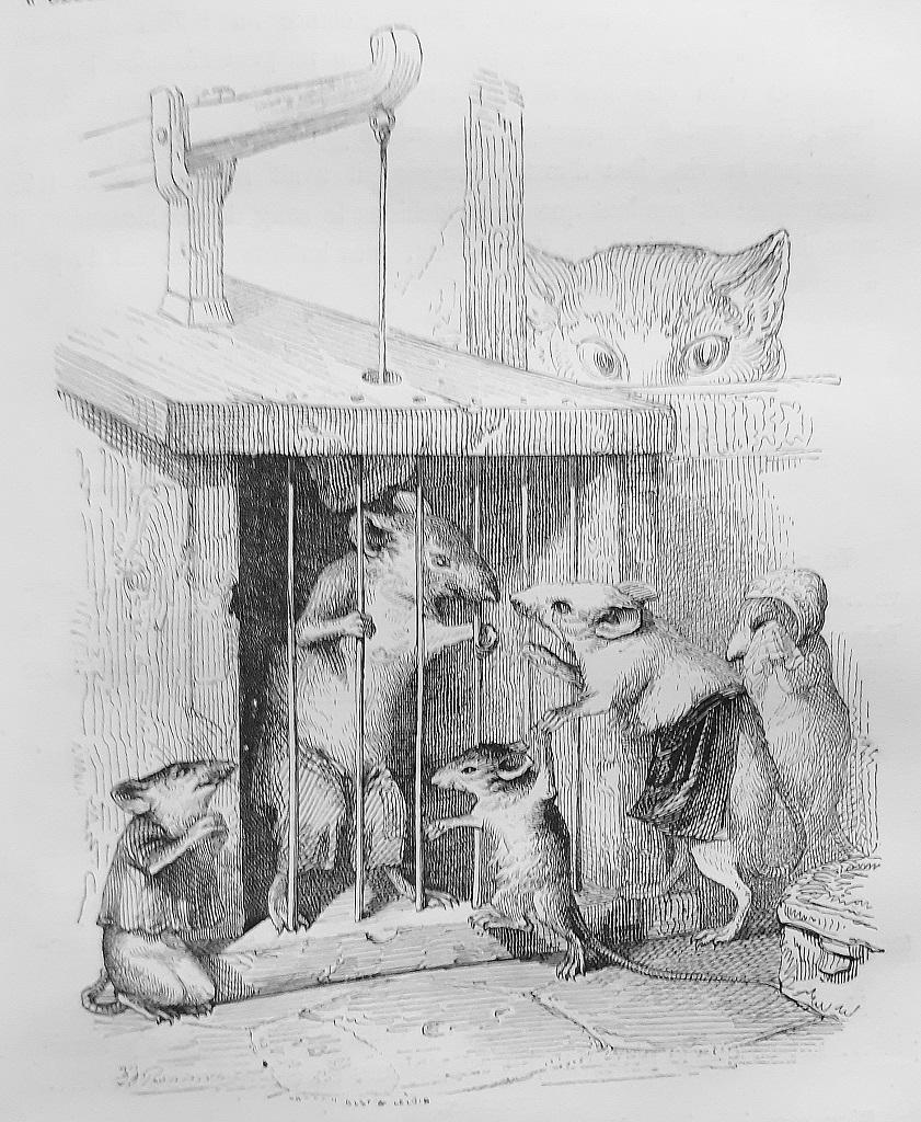 Scènes de la Vie [...] - Livre rare illustré par J. J. Grandville - 1852 en vente 1