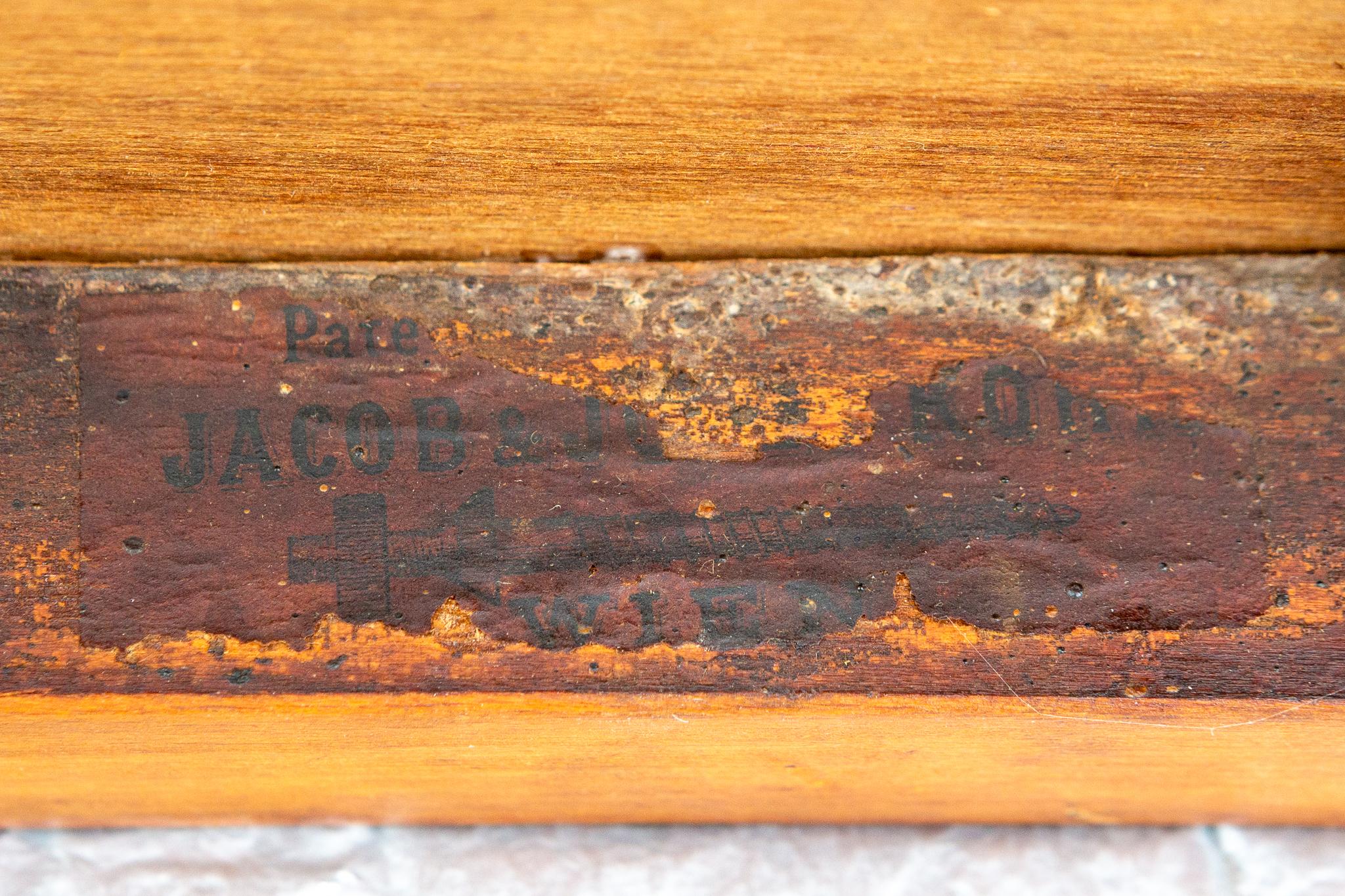 J & J Kohn Bench 1900 Vienna Secession Art Nouveau Bentwood Antique Thonet Style For Sale 9