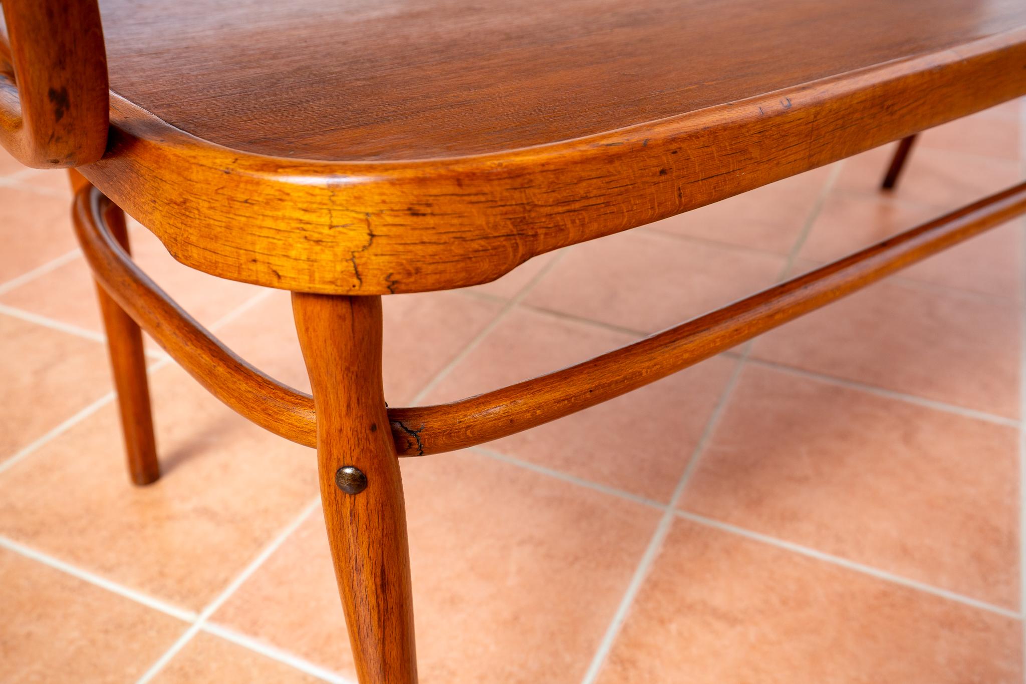 J & J Kohn Bench 1900 Vienna Secession Art Nouveau Bentwood Antique Thonet Style For Sale 12