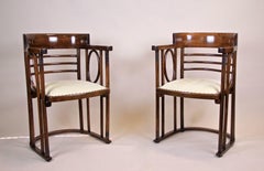 J & J Kohn Bentwood Salon Suite Design Josef Hoffmann, Austria, circa 1910