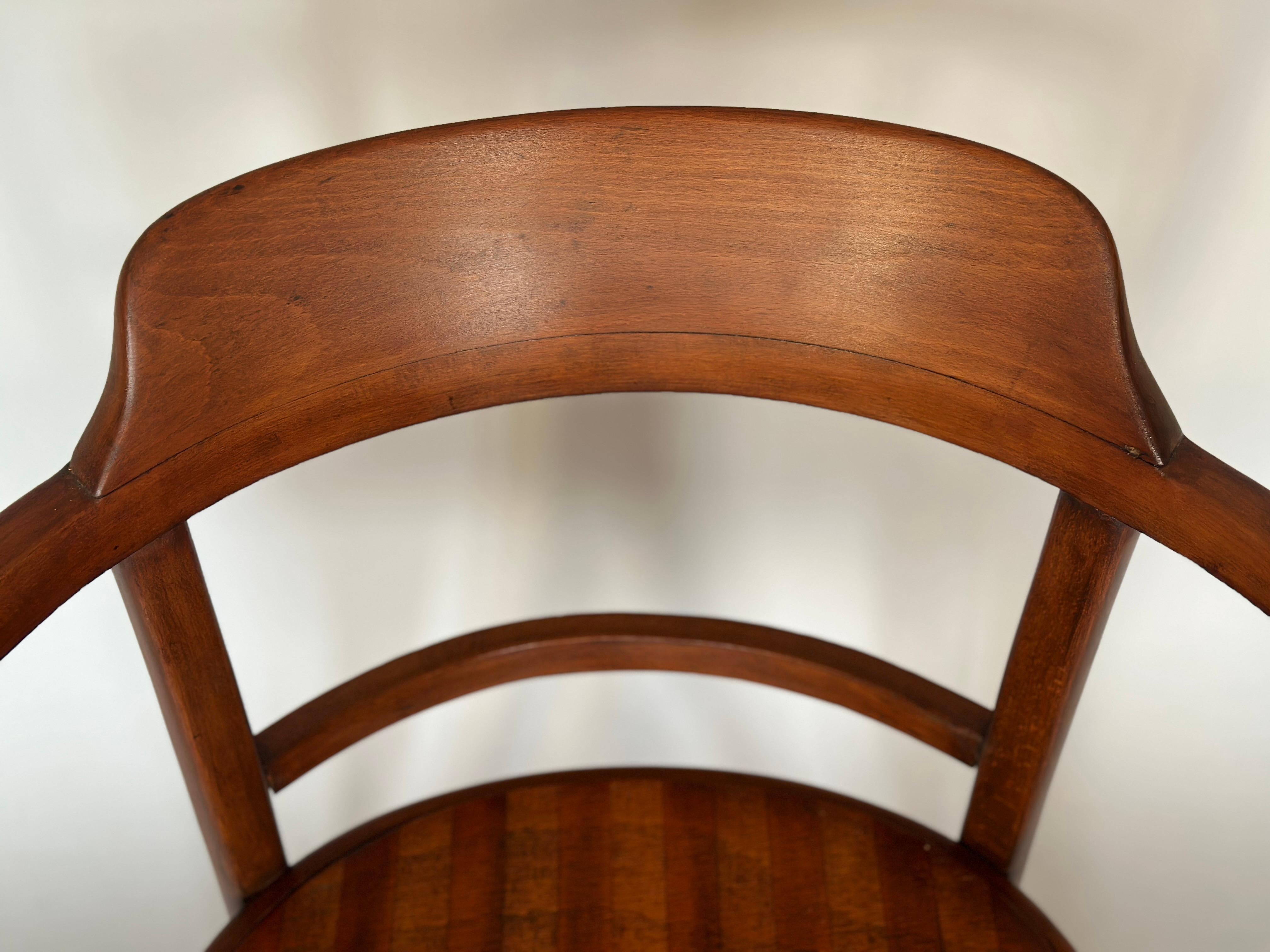 Austrian J & J Kohn Chair 714 by Otto Wagner, 1920s For Sale