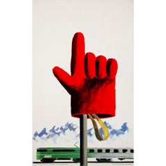 1973 original poster for the SNCF - ski resorts of the French Alps