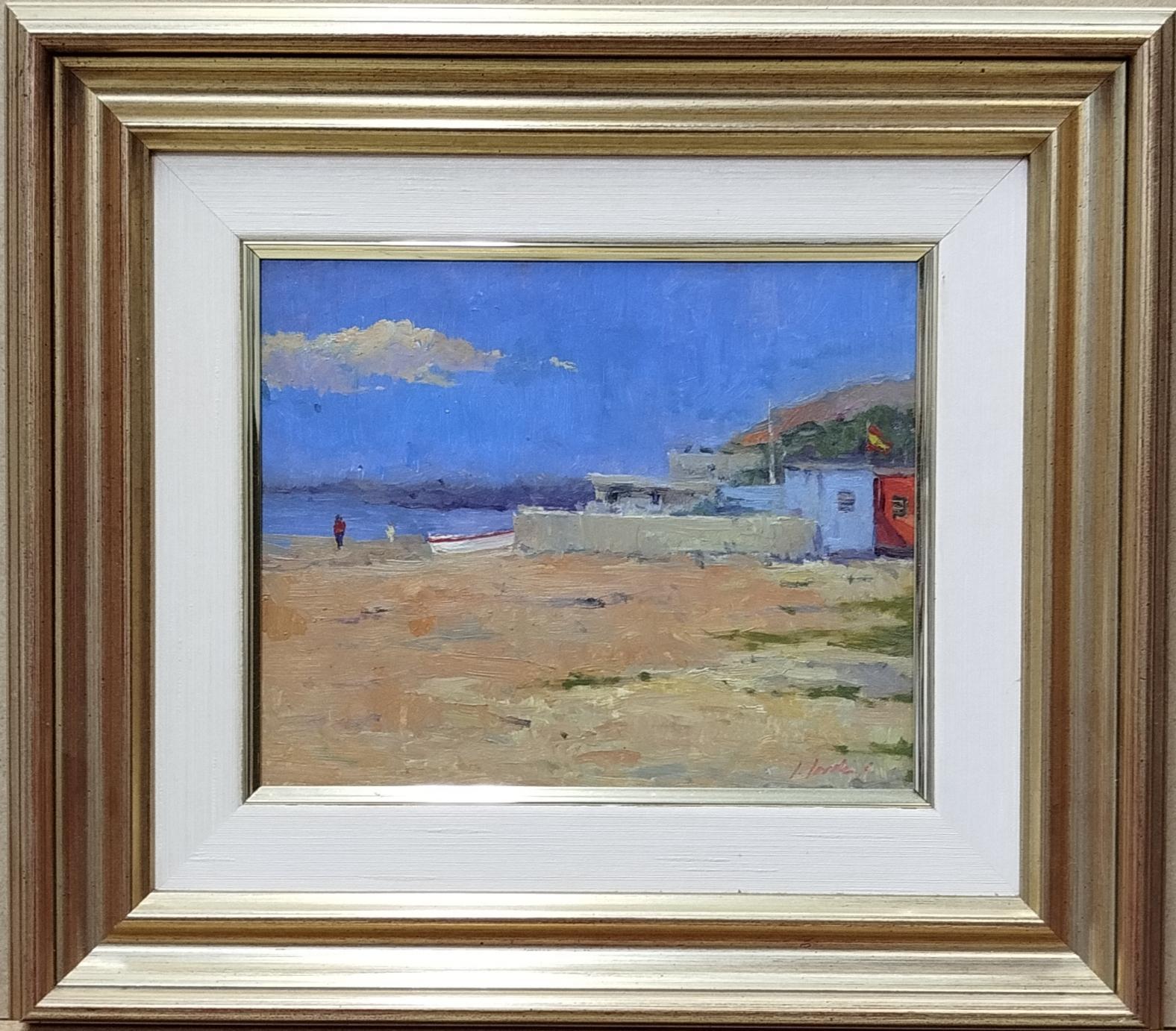J. Jordi   Marina. original acrylic expressionist painting