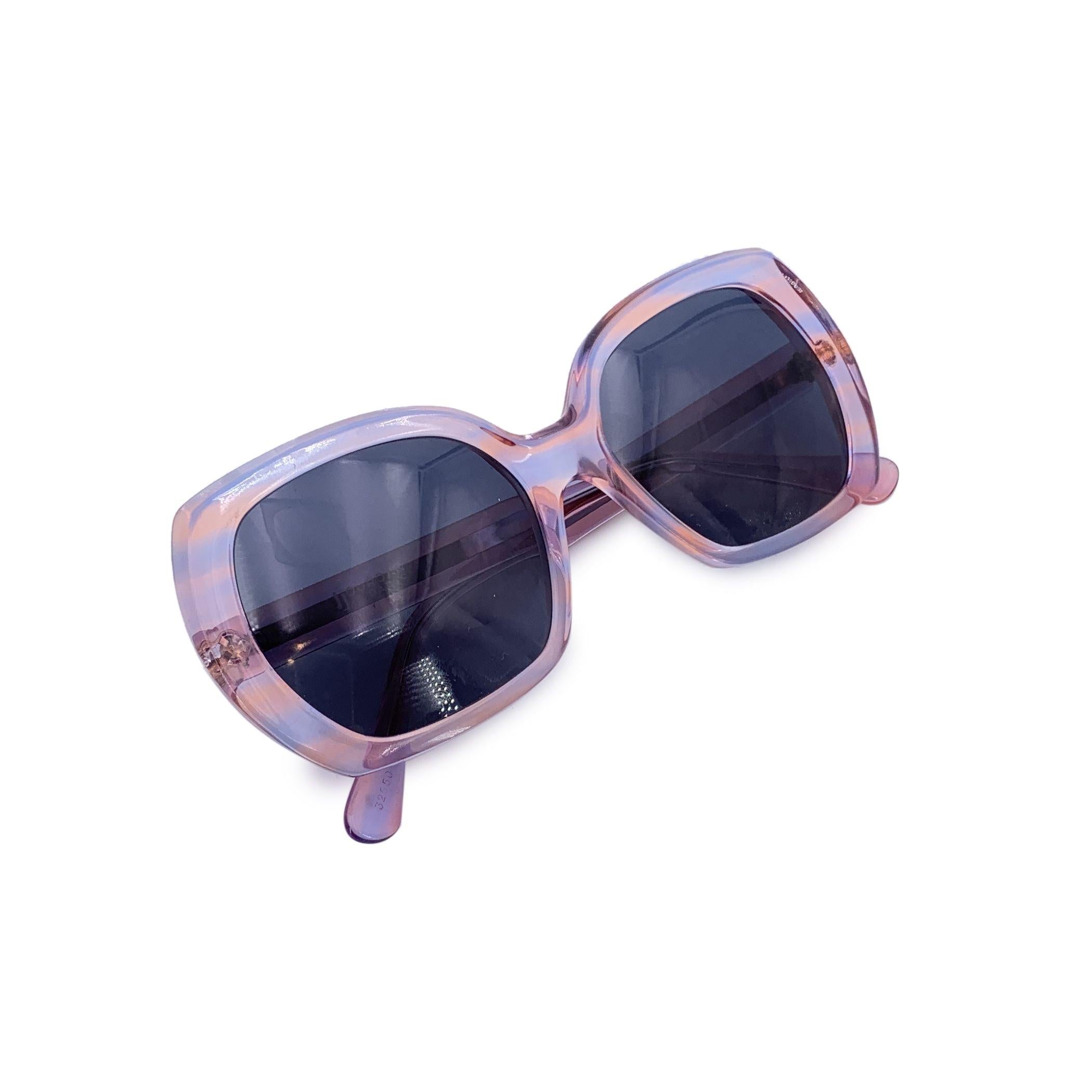 Viola J Jourdan Paris Occhiali da sole trasparenti rosa vintage 32650 51/20 130 mm in vendita