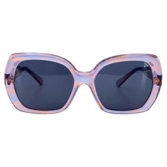 J Jourdan Paris Occhiali da sole trasparenti rosa vintage 32650 51/20 130 mm