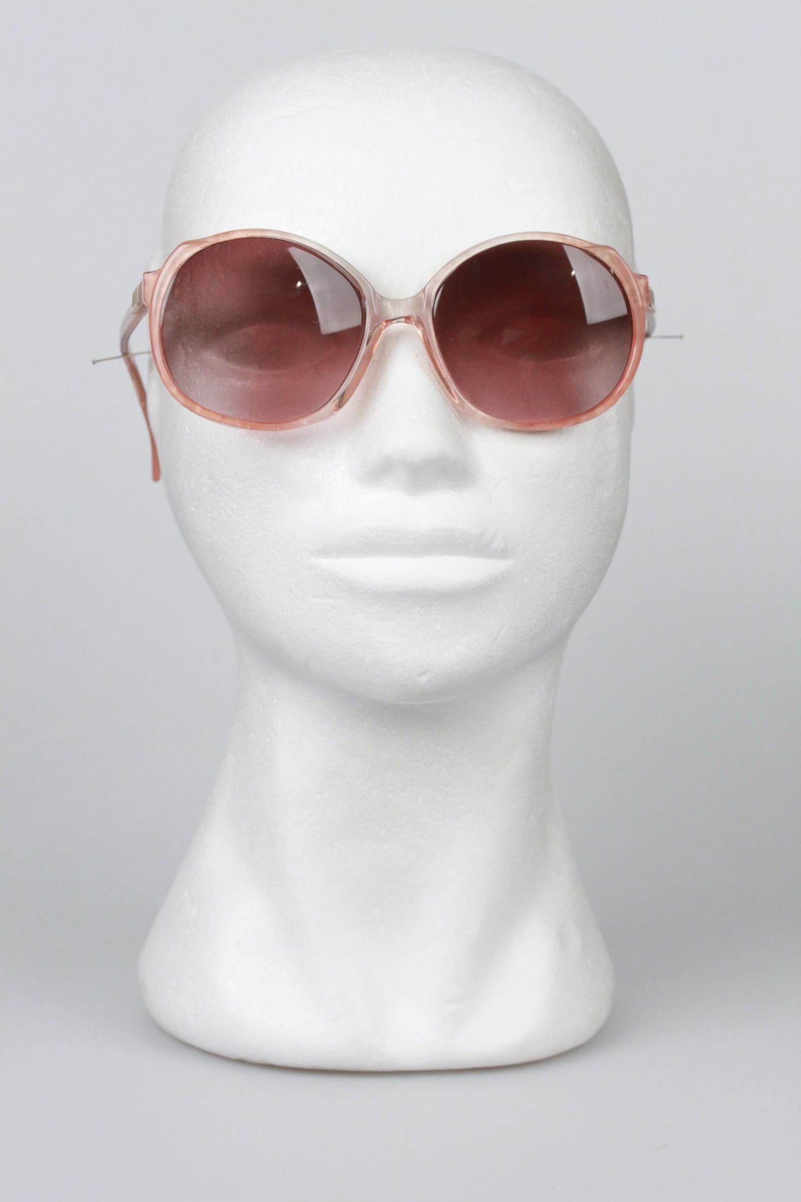 J Jourdan Paris Vintage Powder Pink Sunglasses 0C136 New Old Stock 3