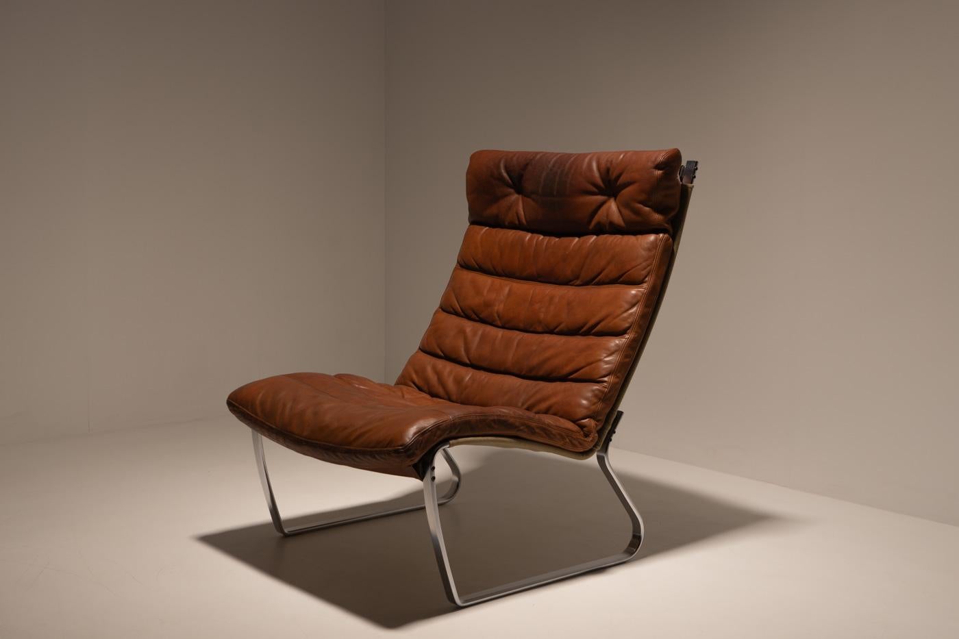 Late 20th Century J. Kastholm, JK 720 Lounge Chair for Kill International, 1970s For Sale
