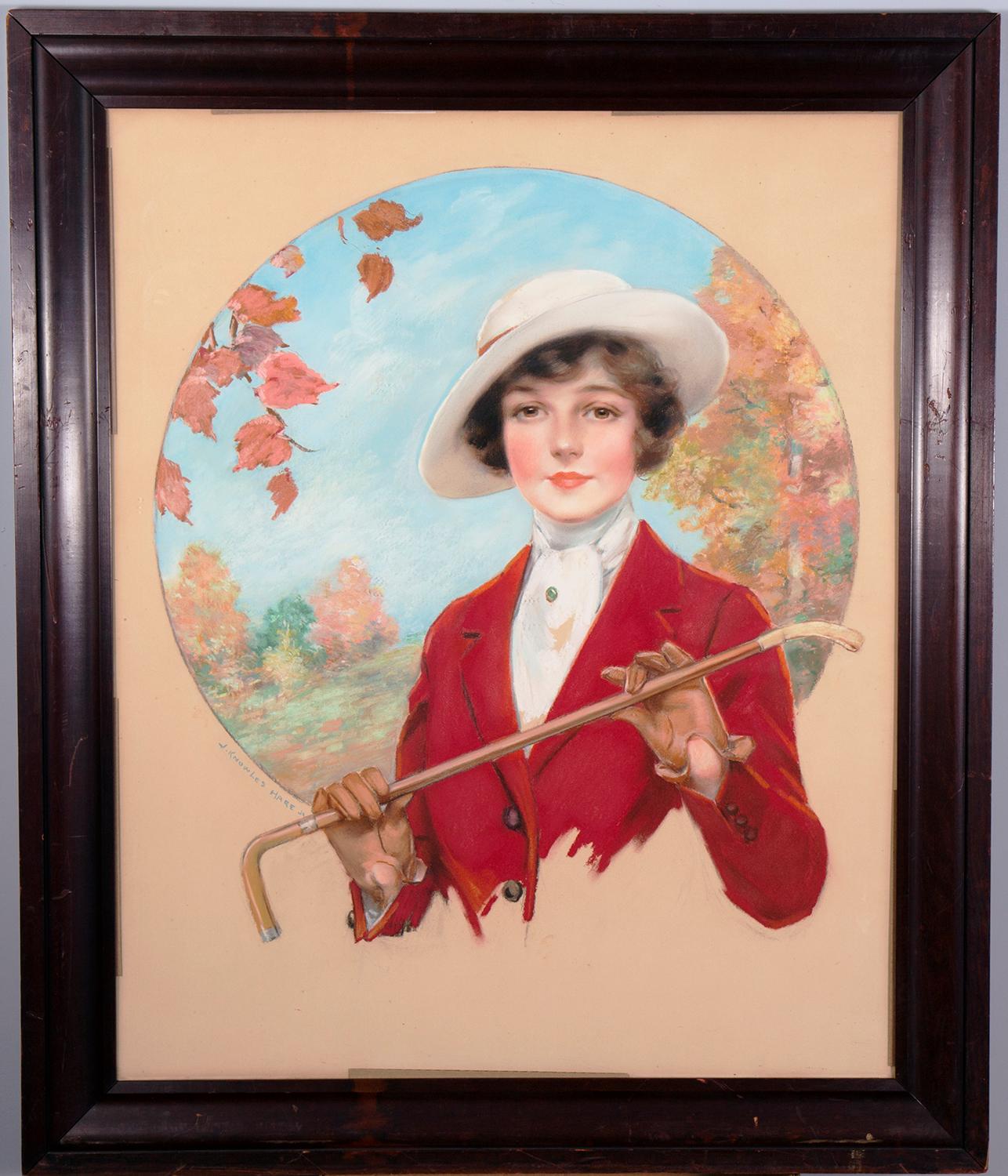 The Sunshine Girl - Autumn - Painting by J. Knowles Hare