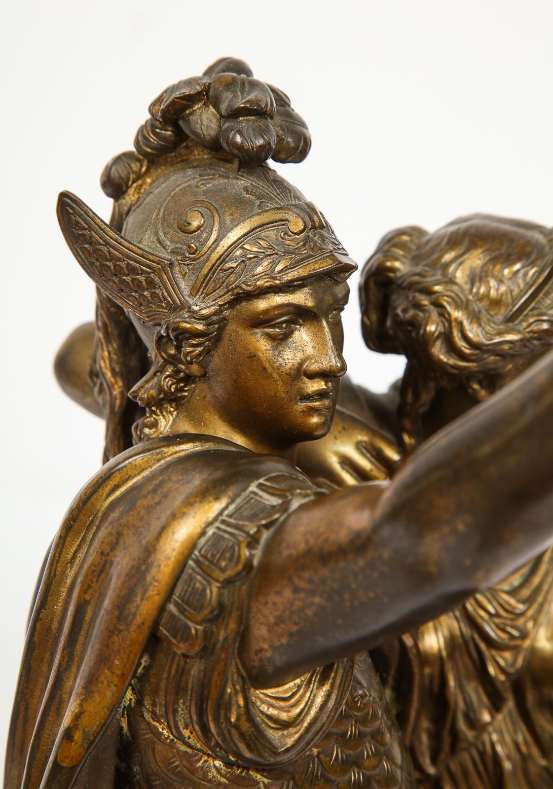 J. L. Gregoire, A French Bronze Figural Group 