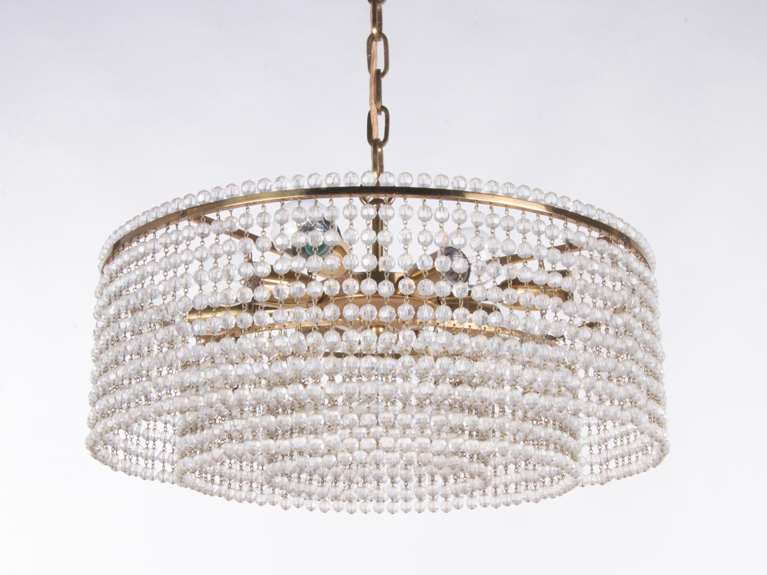 J. & L. Lobmeyr 'Langenzersdorf' Crystal Chandelier Vienna, 1960s 6