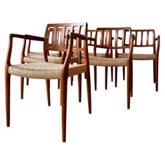J L Moller Model 66 Dining Arm Chairs