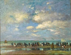 Antique “Figures on the Beach”