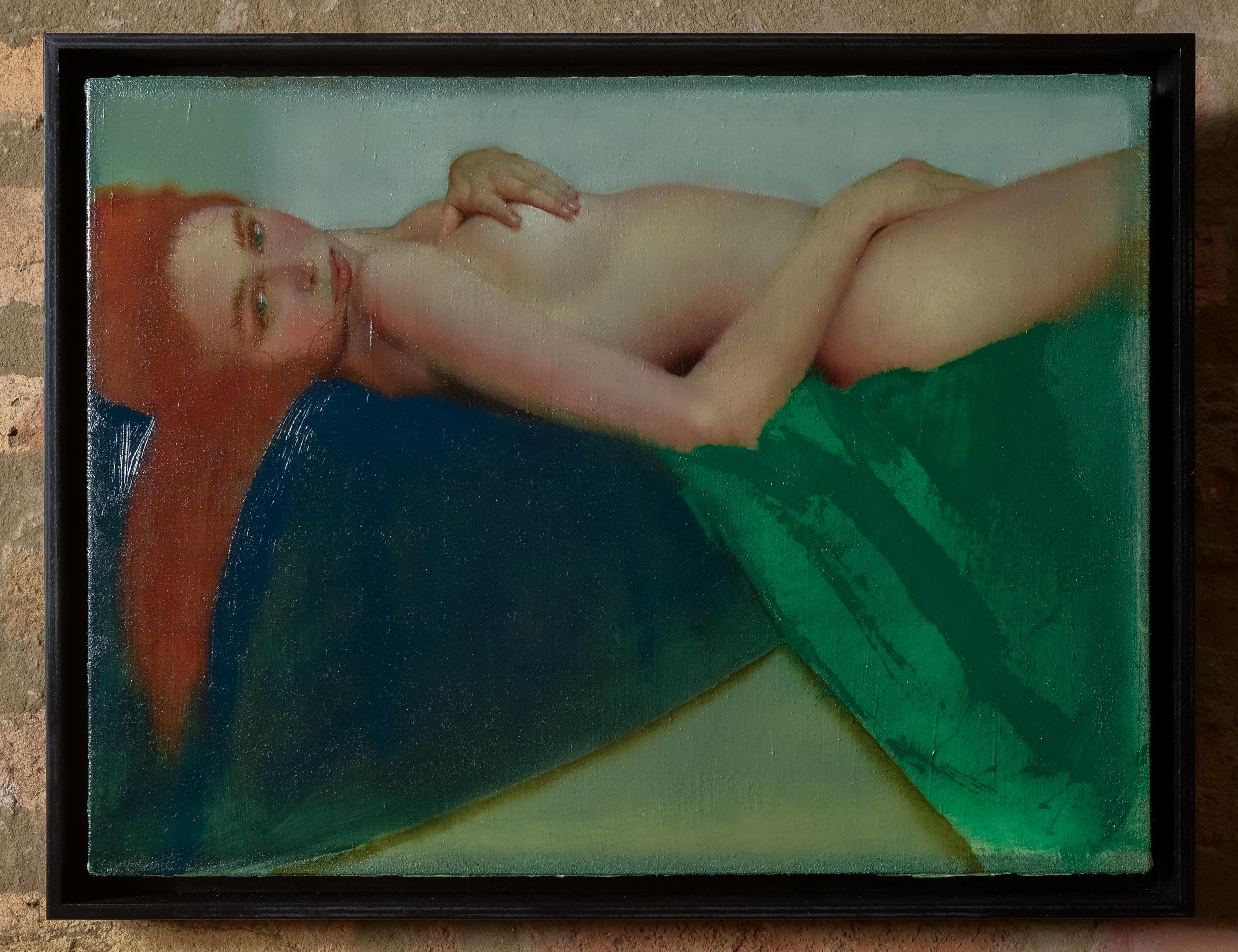 Nymph - Painting by J Louis
