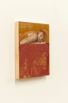 "Orange and Red" Oil painting