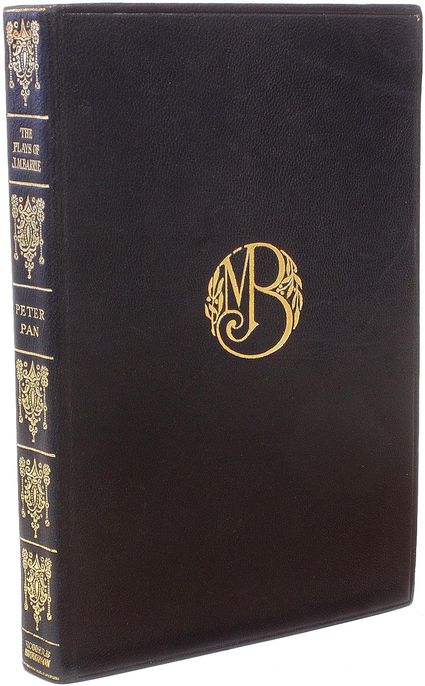 AUTHOR: BARRIE, J. M. 

TITLE: Peter Pan Or The Boy Who Would Not Grow Up.

PUBLISHER: London: Hodder and Stoughton, 1928.

DESCRIPTION: FIRST PLAY EDITION PRESENTATION COPY. 1 vol., 7-3/8