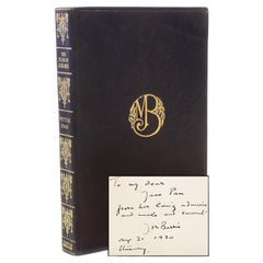 J. M. BARRIE - Peter Pan - FIRST PLAY EDITION - AN IMPORTANT PRESENTATION COPY