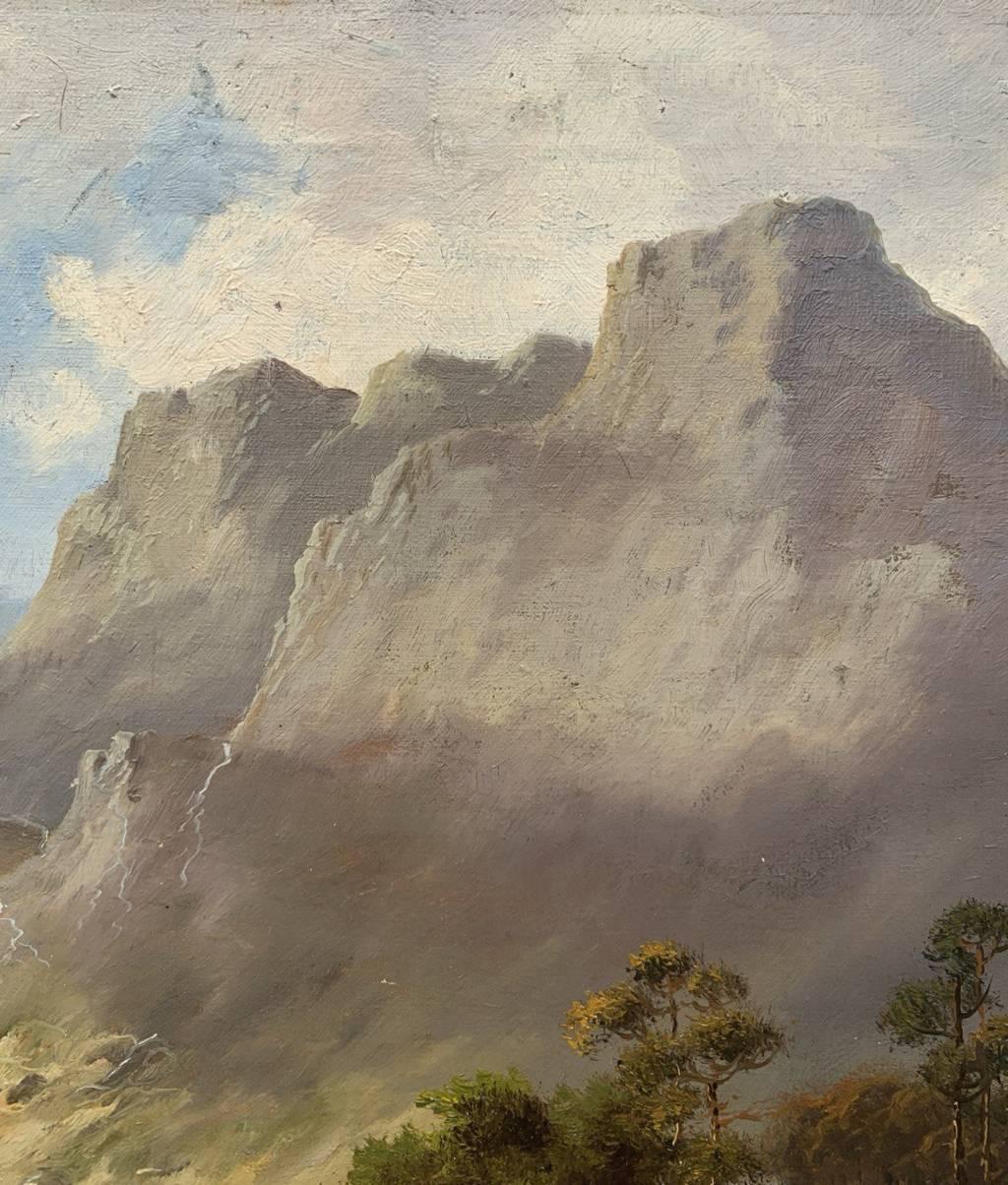 A&M. Ducker (Naturaliste britannique) - Peintures de paysage du 20e siècle - Lac en vente 1
