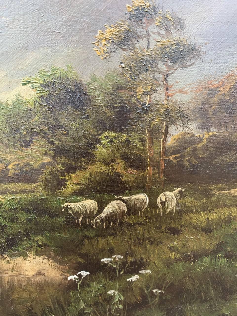 A&M. Ducker (Naturaliste britannique) - Peintures de paysage du 20e siècle - Lac en vente 2